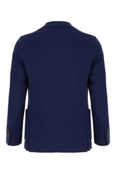 Giacca in cotone blu navy -  | Wise
