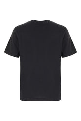 Charcoal silk blend t-shirt -  | Wise
