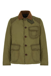 Olive green cotton Workwear jacket -  | Wise