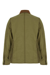 Olive green cotton Workwear jacket -  | Wise