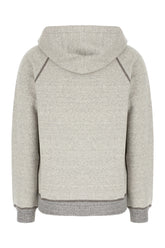 Felpa in misto cotone grigio melangé -  | Wise