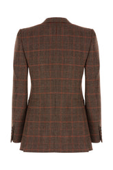 Embroidered wool blazer -  | Wise