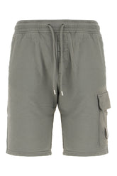 Bermuda in cotone verde salvia -  | Wise