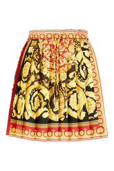 Minigonna in seta stampata -  | Wise
