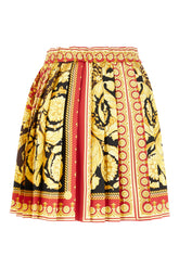 Minigonna in seta stampata -  | Wise