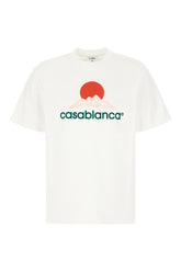 T-shirt Montagne in cotone bianco -  | Wise