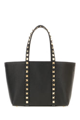 Borsa shopping Rockstud piccola in pelle nera -  | Wise
