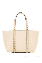Borsa shopping Rockstud piccola in pelle sabbia -  | Wise