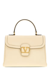 Borsa a mano in pelle avorio -  | Wise