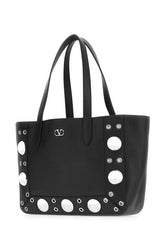 Borsa a shopping Nellcôte in pelle nera -  | Wise