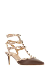 Scarpe con tacco Rockstud in pelle bicolor -  | Wise