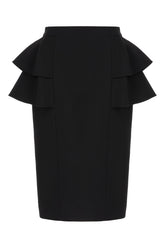 Gonna in misto lana nera -  | Wise