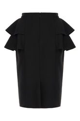 Gonna in misto lana nera -  | Wise