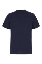 Navy blue cotton t-shirt -  | Wise