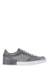 Grey leather sneakers -  | Wise