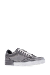 Grey leather sneakers -  | Wise