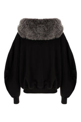 Bomber in misto cotone nero -  | Wise