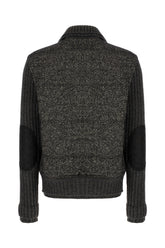 Bomber imbottito in misto lana ricamata -  | Wise