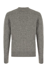 Maglione in misto lana grigio melangé -  | Wise