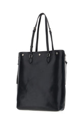 Borsa shopping in pelle nera -  | Wise