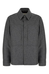 Grey wool shirt -  | Wise