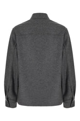 Grey wool shirt -  | Wise
