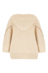 Cardigan in misto lana beige -  | Wise