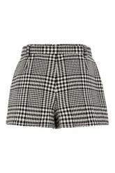 Embroidered polyester blend shorts -  | Wise