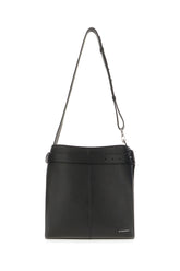 Black leather shopping bag -  | Wise