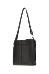 Black leather shopping bag -  | Wise
