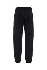 Pantalone jogging in cotone nero -  | Wise
