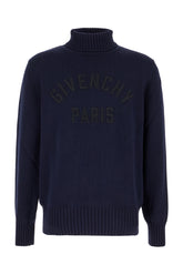 Maglione in cotone blu navy -  | Wise