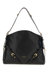 Borsa a spalla Voyou media in pelle nera -  | Wise