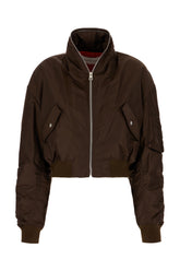 Giubbino imbottito in nylon cioccolato -  | Wise