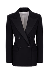 Black wool blazer -  | Wise