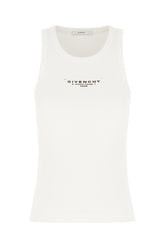 Canotta in cotone stretch bianco -  | Wise