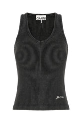 Top in cotone antracite -  | Wise