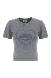 T-shirt in cotone grigio -  | Wise