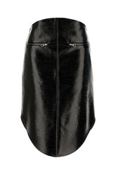 Gonna in simil pelle nera -  | Wise