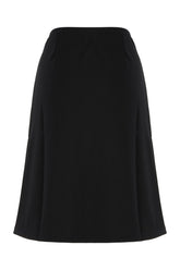 Gonna in poliestere nero -  | Wise