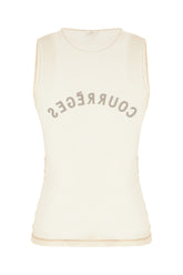 Top in nylon stretch rosa carne -  | Wise