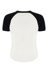 Two-tone cotton t-shirt -  | Wise