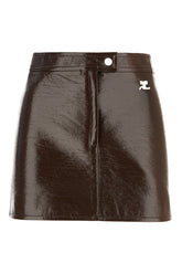 Minigonna in vinile testa di moro -  | Wise