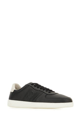 Black leather sneakers -  | Wise