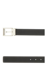 Cintura reversibile in pelle nera -  | Wise