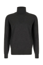 Maglione in misto cashmere antracite -  | Wise