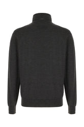 Maglione in misto cashmere antracite -  | Wise