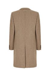 Cappotto in misto lana cappuccino -  | Wise