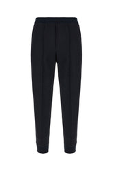 Midnight blue stretch cotton joggers -  | Wise