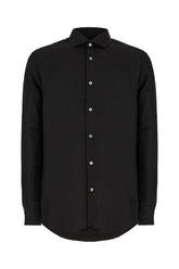 Black cotton blend shirt -  | Wise
